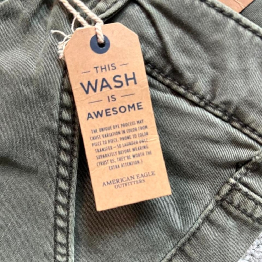 American Eagle Deadstock Capri Pants Cropped NWT Utility Jeggings Women 16 - Picture 4 of 8